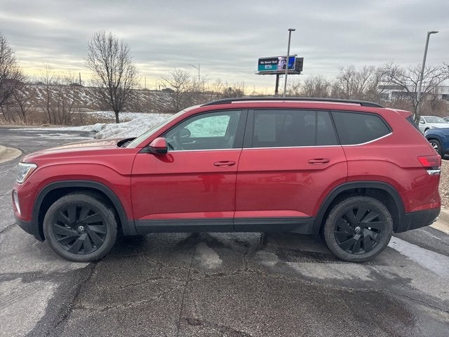 Certified 2025 Volkswagen Atlas SE w/Tech with VIN 1V2HR2CA2SC510830 for sale in Kansas City