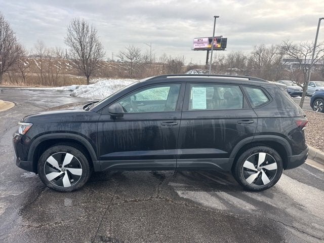 Certified 2025 Volkswagen Taos S with VIN 3VV8C7B25SM018318 for sale in Kansas City
